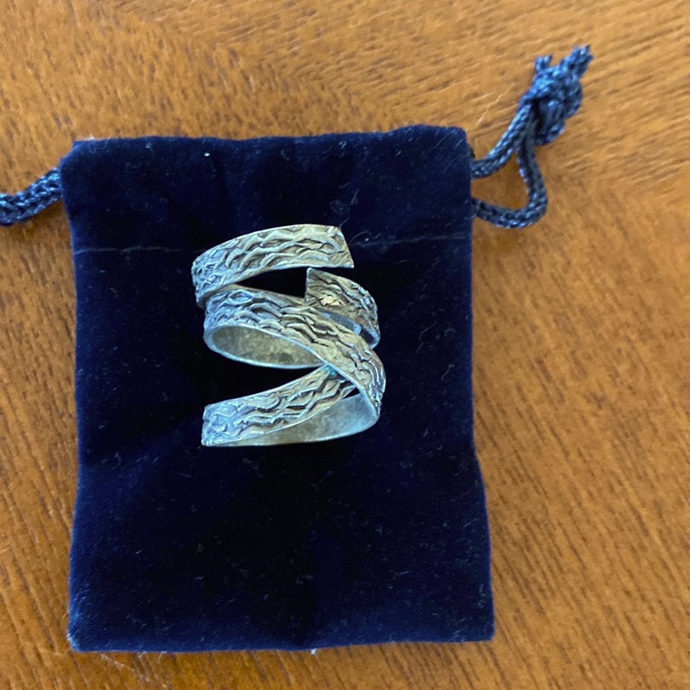 metal wrap around ring